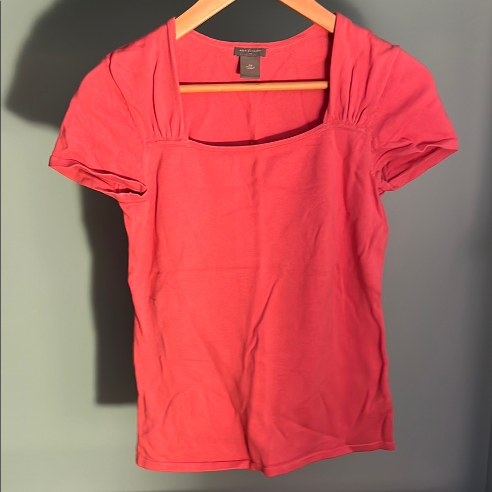 Banana Republic Pink Fitted Blouse